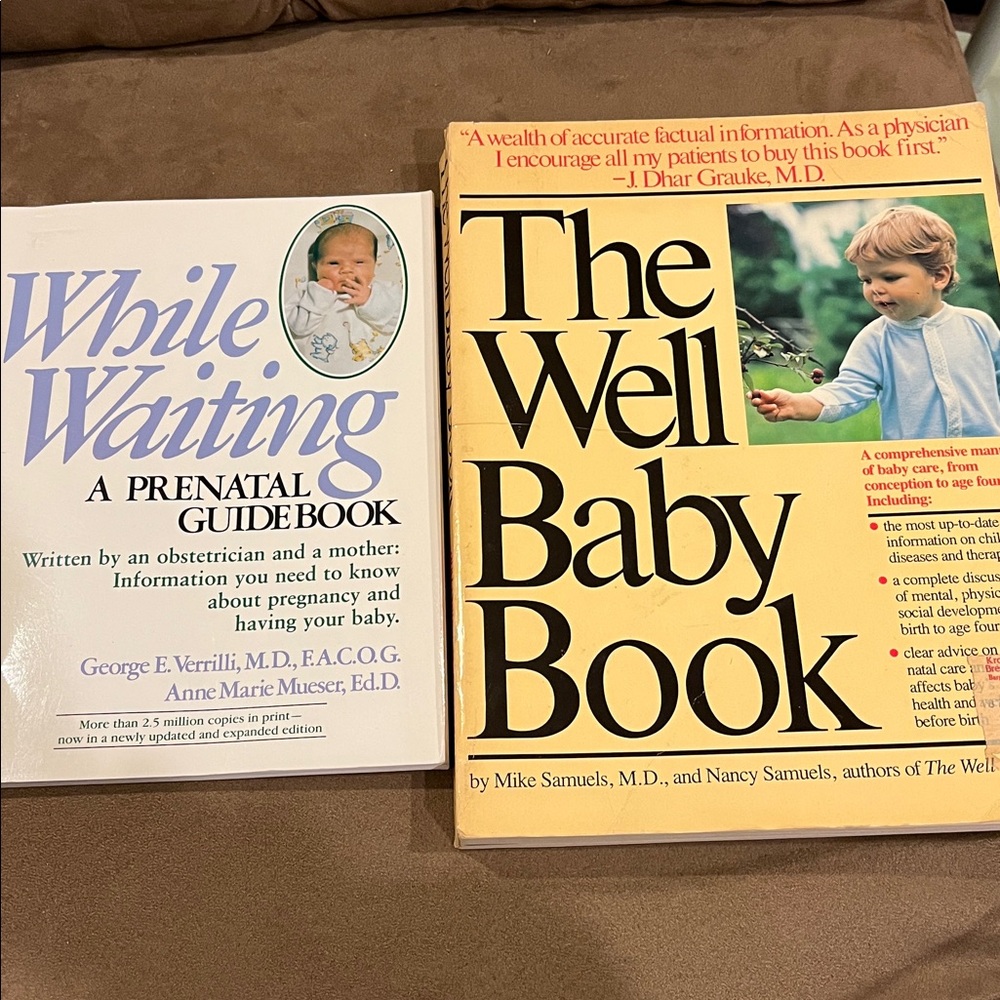The Well Baby Book/While Waiting Prenatal Guide book bundle